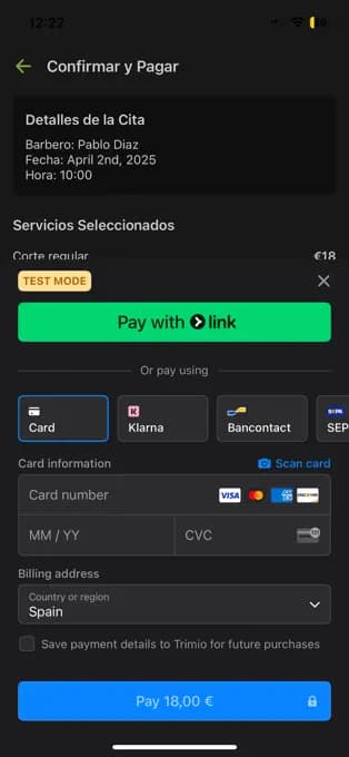 Trimio Payment
